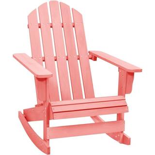 Adirondack-gyngestol massivt grantræ orange