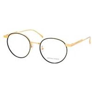 Bottega Veneta Unisex BV1017O 003 Optiske stel Metal Guld Rund