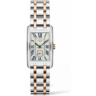Longines L5.512.5.71.7 Dolcevita Sølvfarvet/18 karat rosa guld