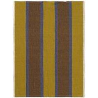 Ferm Living Hale viskestykke 50x70 cm Lime-bright blue-chocolate