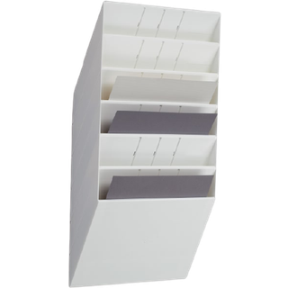 Durable blanketfag Flexiboxx A4 6-fag liggende hvid