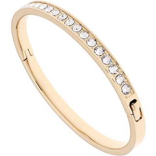 Ted Baker Clemara Hinge Crystal Gold Bangle - Adjustable