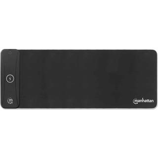 MANHATTAN MH XXL RGB LED Gaming Mousepad with Wireless Charger - 10 W,