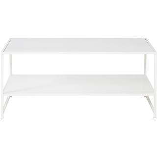 Staal sofabord 101,6x43,2cm hvid.