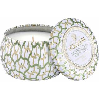 Voluspa Maison Blanc Mini Tin duftlys 25 timer Moroccan Mint Tea