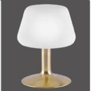 Paul Neuhaus Till bordlampe, stålfarvet, glas, dæmpbar