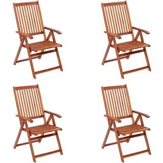 Foldbare Havestole Massivt Akacietræ - 4