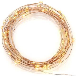 Dråber LED-lyskæde, styres via app, 100 lyskilder