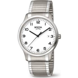 Boccia 3616-01 Herrenuhr Zugband Titanium 39mm 5ATM