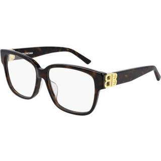 Balenciaga Kvinde BB0104O 002 Optiske stel Acetat Havana Transparent Firkantet