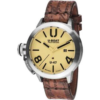 U-Boat 8106 Classico U-47 Automatik beige Herrenuhr 47mm 100M