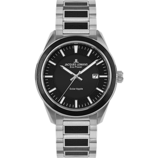 Jacques Lemans 1-2116D Eco Power Apple Herrenuhr 40mm 10ATM