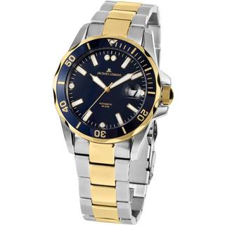 Jacques Lemans 1-2014F Liverpool Blå/Gul guldtonet stål Ø42 mm