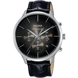 Mand Pulsar PT3865X1 Sort Ur - Stilfuld 43 mm Ur