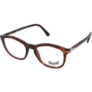 Persol Unisex PO3267V 24 Optiske stel Plast Havana Geometrisk