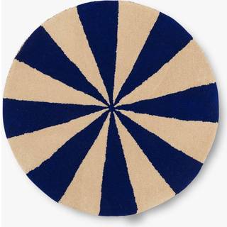 ferm LIVING - Arch Tufted Gulvtæppe Large Bright Blue/Off-White