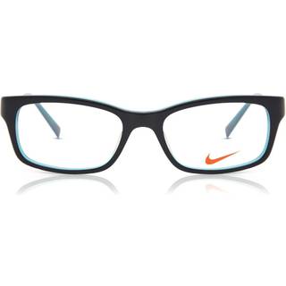 Nike Børn NIKE 5513 485 Optiske stel Plast Blå Firkantet