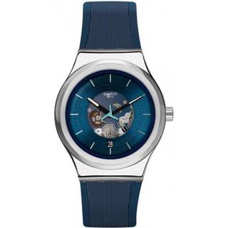 Bluerang Quartz Movement Blue Dial Rubber Bracelet Men's Watch YIS430