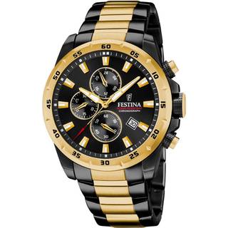 Festina Chrono F20563/1 - Herre - 45 mm - Analog - Quartz - Mineralglas
