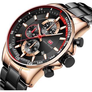 Megir Mini Focus Chronograph MF0218G.02 - Herre - 43 mm - Analog - Quartz - Mineralglas
