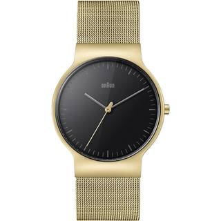 Braun Classic Slim Gold and Black Dial Men’s Watch BN0211BKGDMHG