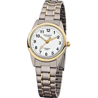 Regent F-428 Damenuhr Titan Bicolor Ø 26 mm