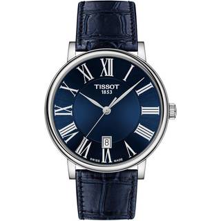 Tissot Carson Premium blå herreur, romertal