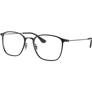 Ray - Ban Unisex RX6466 2904 Optiske stel Metal Sort Transparent Firkantet Normal