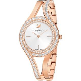 Eternal Uhr, Schweizer Produktion, Kristallarmband, Roséfarben, Roségoldfarbenes Finish