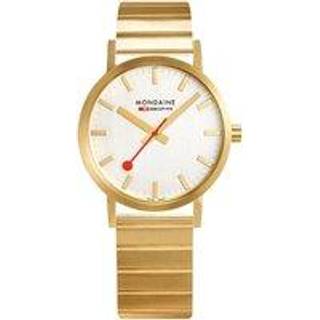Mondaine Classic Quartz White Dial Stainless Steel Bracelet Ladies Watch A660.30314.16SBM