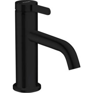Hansgrohe AXOR One håndvaskarmatur 130mm tud med siventil, mat sort