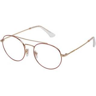 Police VPL728 HIGHWAY 8 0357 51 Briller Mænd Guld - Red Gold - 51mm