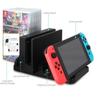 Multifunktionel opladningsstander til Switch