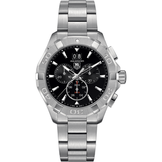 TAG Heuer CAY1110.BA0927 Aquaracer Chronograph Sort/Stål Ø43 mm