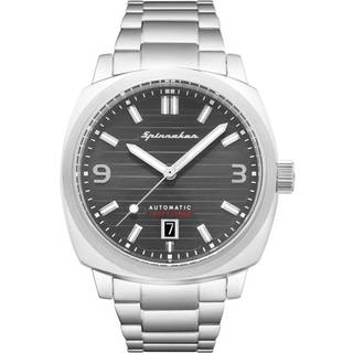 Spinnaker Hull Riviera Smoke Grey SP-5073-11 - Herre - 42 mm - Analog - Automatisk - Safirglas