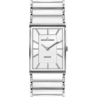 Jacques Lemans 1-1651E York Keramik Damenuhr 20mm 5ATM