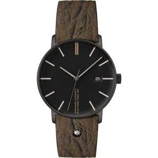 Junghans Form A Edition 160 Automatic Black Dial Brown Leather Strap Men's Watch 27/4132.00