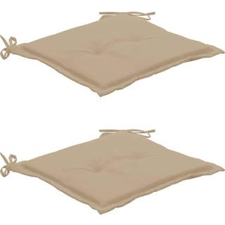 Hynder Til Havestol Oxfordstof Beige - 2 / 50 x 50 x 3 cm