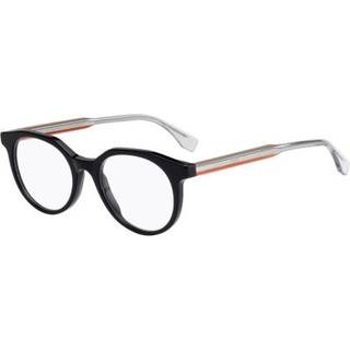 Fendi Mand FF M0078 807 Optiske stel Outlet Acetat Sort Rund