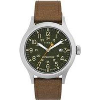 Timex Expedition Green Dial Brown Leather Strap Men’s Watch TW4B23000