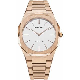 D1 Milano UTBL02 Ultra Thin Hvid/Rosaguldtonet stål Ø38 mm