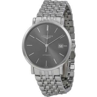 Longines L4.810.4.72.6 Elegant Grå/Stål Ø37 mm