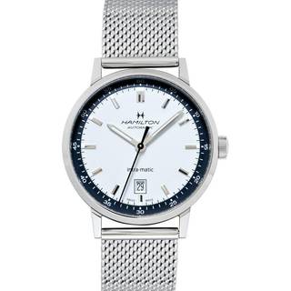 Hamilton American Classic Intra-Matic Automatic White Dial Milanese Bracelet Men's Watch H38425120