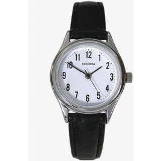 4491.00 White Ladies Black Ladies 25mm Leather-upper Quartz (Battery) Mineral Pin Buckle