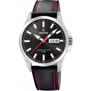 Festina F20358-4 Sort/Læder Ø41 mm