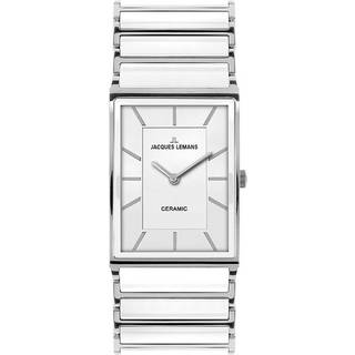 Jacques Lemans 1-1594E York Keramik Damenuhr 24mm 5ATM