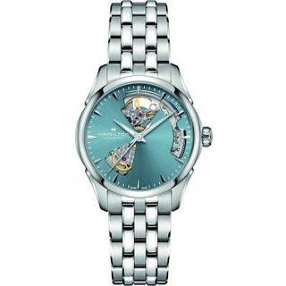 Hamilton Jazzmaster Open Heart Automatic Blue Dial Steel Strap Women's Watch H32215140