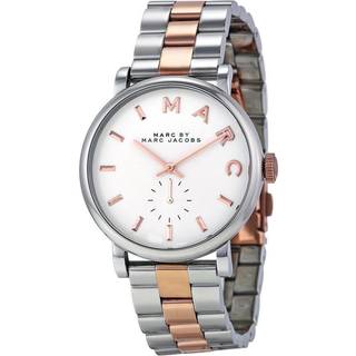 Marc by Marc Jacobs MBM3312 Hvid/Stål Ø36 mm