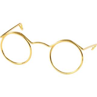 Elegant Guld Dukkebriller i Metal - 10 stk.