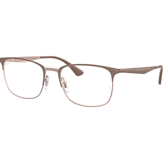 Ray-Ban RX6421 2973 52 Briller Mænd Brun - Beige - 52mm